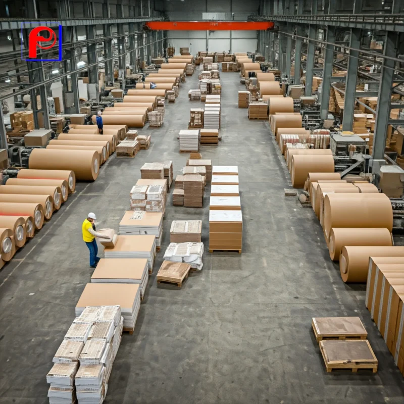 quy trình sản xuất giấy kraft